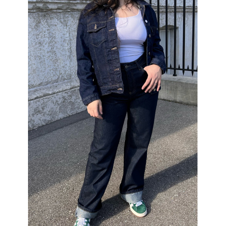 Dark blue jeans