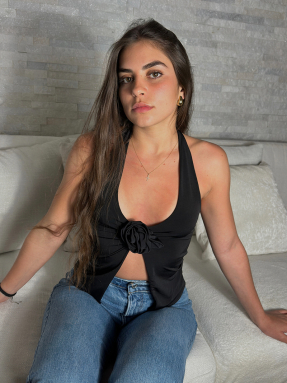 Backless tank top
